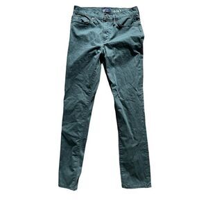 GAP Soft Wear Jean Women‎ 30x32 North Sea Green 5 Pocket Chino Stretch Twill Mom
